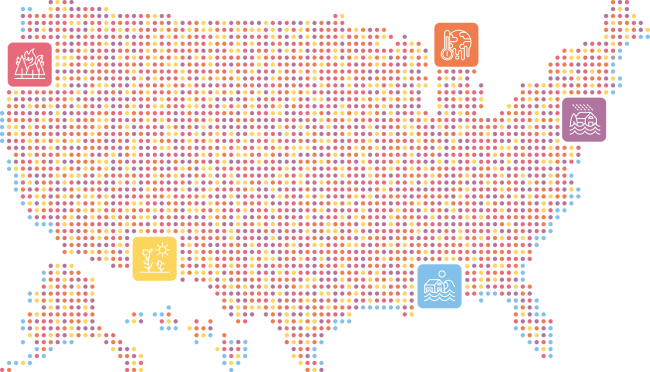 Climate Mapping USA national map image